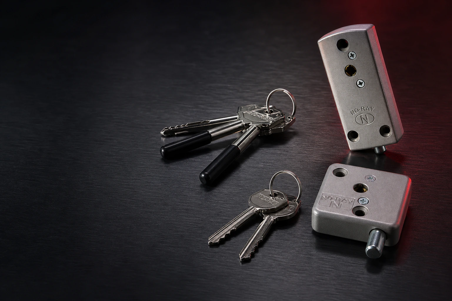 Noray automatic sliding door and glass balcony locks