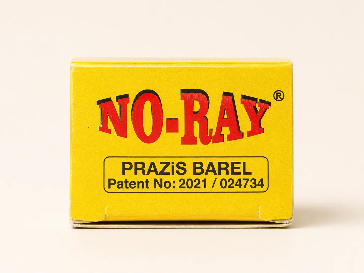 NO-RAY Prazis Barel ürün ambalajı