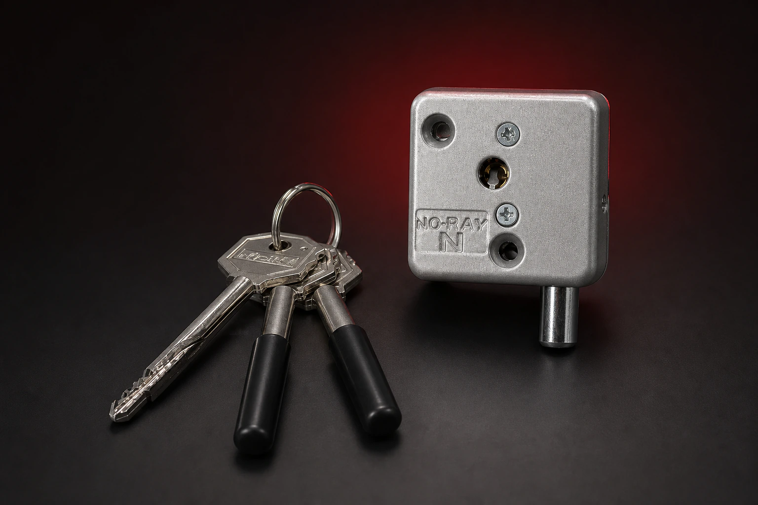 Noray glass balcony lock and keys
