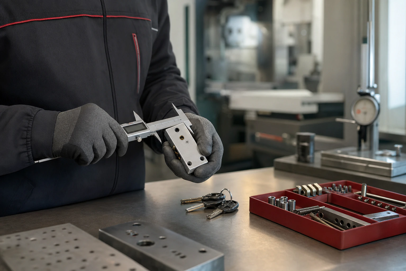 Noray lock production workshop